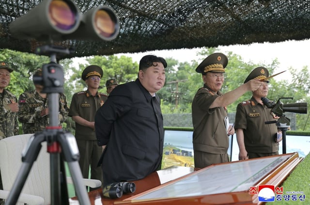North Korean leader Kim Jong Un told soldiers to be ready for war at "anytime"