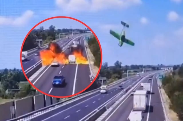 Dos personas pierden la vida y dos resultan heridas tras accidente de avioneta en Brescia, Italia. | Crédito: captura en X