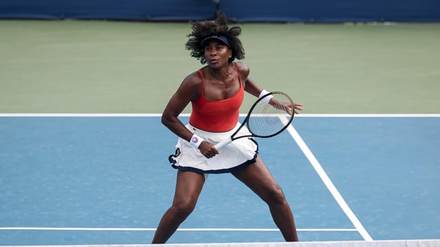 Venus Williams in action.