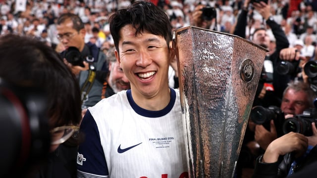 Son helped Spurs win the Europa League last season, the club’s first European trophy in 41 years