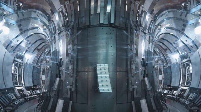 Inside a nuclear fusion Reactor - stock photo