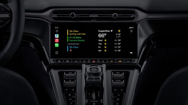 Of course entertainment will figure heavily in the CarPlay Ultra mix.