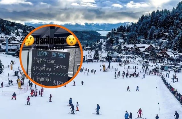 Un pancho con gaseosa en Bariloche cuesta casi lo mismo que comer en Aspen. (Gentileza)