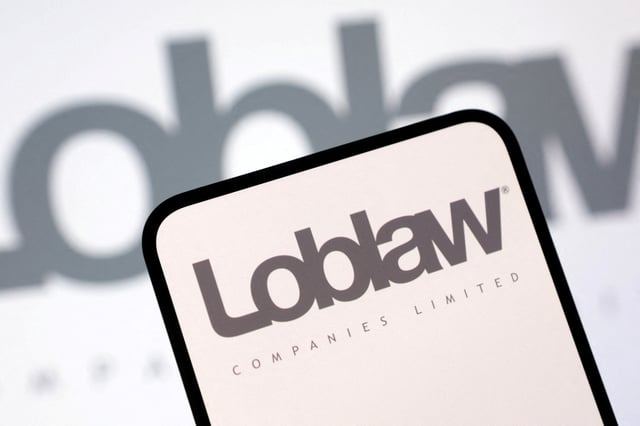 Loblaw logo is seen in this illustration taken, February 11, 2025. REUTERS/Dado Ruvic/Illustration/File Photo
