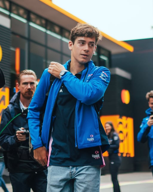 Franco Colapinto, listo para afrontar el Gran Premio de Bélgica