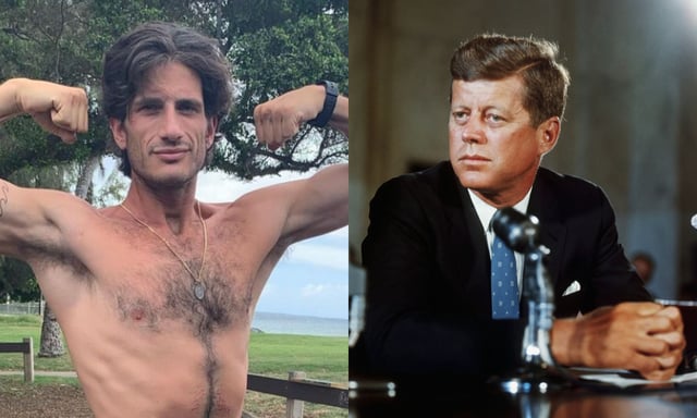 John F Kennedy&#39;s grandson Jack Schlossberg. (Instagram/JackUno/Getty)