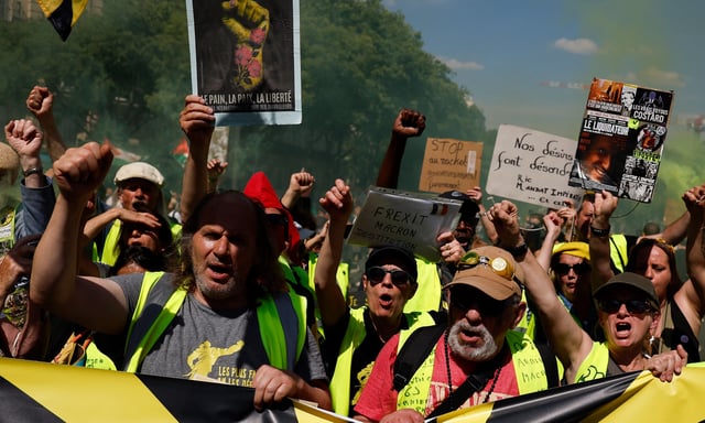 L'appel à la mobilisation le 10 septembre séduit au sein de la population, en particulier dans les cercles de Gilets jaunes.
