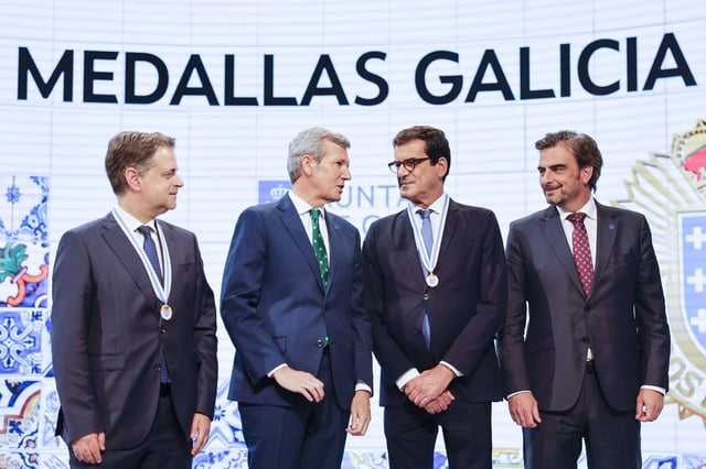 Los alcaldes de Oporto y Braga recogen en las Medallas de Galicia