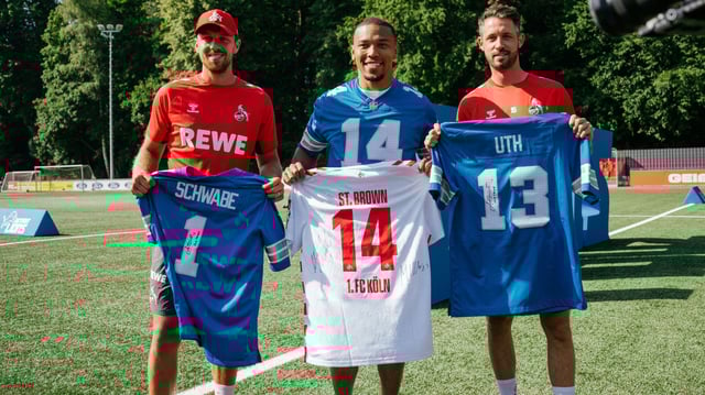 Amon-Ra St. Brown zu Besuch in Köln