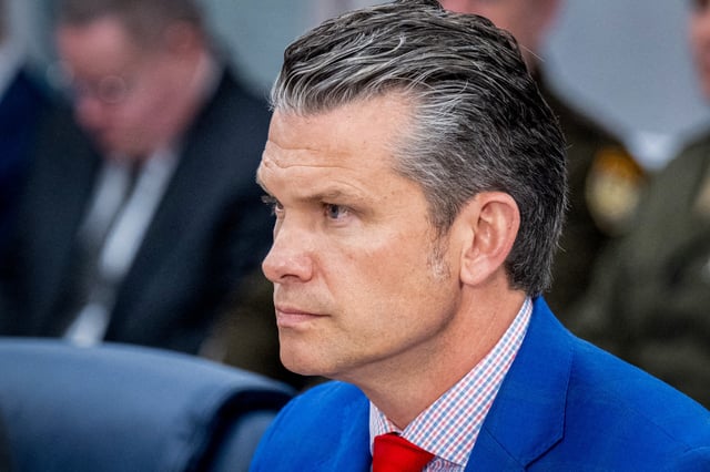 Pete Hegseth in Washington, D.C., on July 21, 2025.