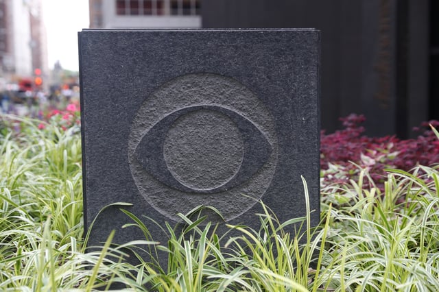 The CBS broadcasting logo is seen outside their headquarters in Manhattan, New York, U.S., July 30, 2018.  REUTERS/Shannon Stapleton/File Photo