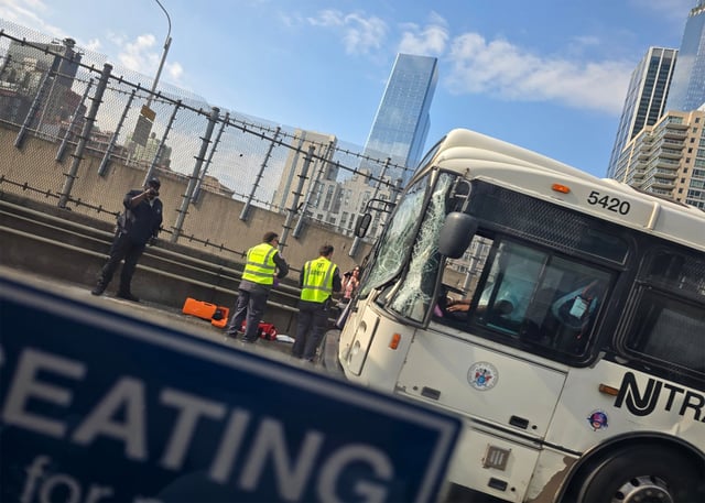 More than two dozen people injured after two NJ TRANSIT buses collided at Port Authority Bus Terminal, Thursday, July 24, 2025. (X.com)