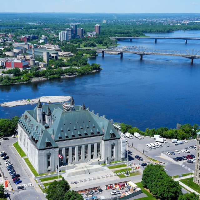 The Supreme Court of Canada (SCOC) on the banks of the Ottawa River is pictured in Ottawa on Monday, June 3, 2024. THE CANADIAN PRESS/Sean Kilpatrick