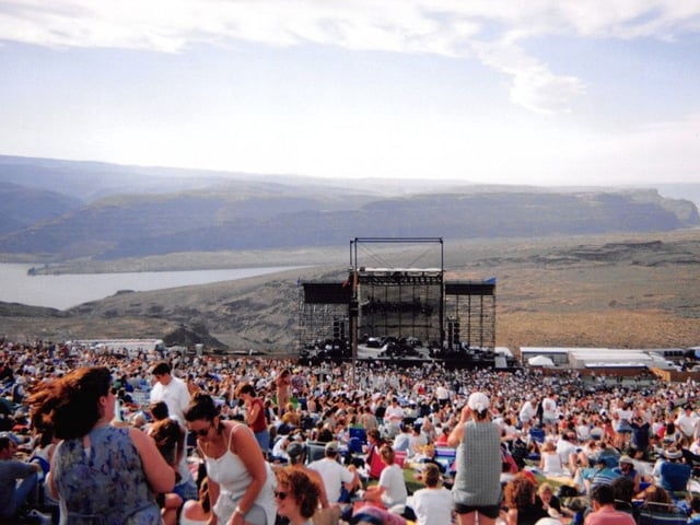  Lilith Fair stage at The Gorge Ampitheatre in Washington. The famed festival is the subject of the new CBC/ABC News documentary LilithFair: Building a Mystery which will premiere in Canada on Sept. 17, on CBC and CBC Gem.