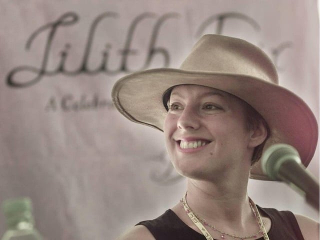  Sarah McLachlan listens to answers from other artists during a press conference minutes before the start of the Lilith Fair concert held at UBC’s Thunderbird Stadium in Vancouver in 1999.