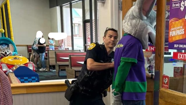 Chuck E. Cheese arrested