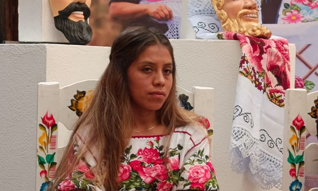 Huanengos, servilletas y más artesanías textiles distinguen a Pichátaro