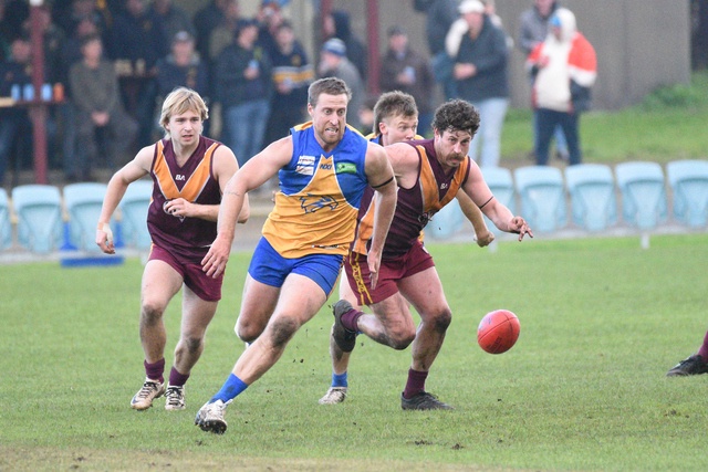 FOCUSED: Joseph Ferguson-Lane keeps his eye on the ball. (James Murphy 491699)