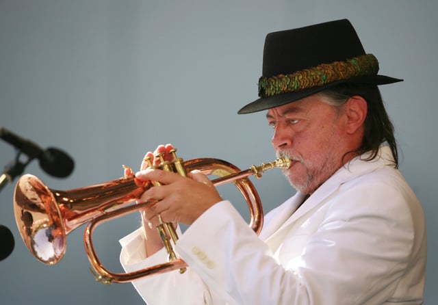 In this June 18, 2006 file photo, Chuck Mangione performs during the Playboy Jazz Festival in Los Angeles, Calif. Mangione, a jazz musician, who had a role on &#34;King of the Hill&#34; died Tuesday at age 84. 