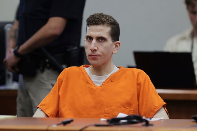 Bryan Kohberger appears at the Ada County Courthouse for his sentencing hearing on Wednesday in Boise, Idaho.