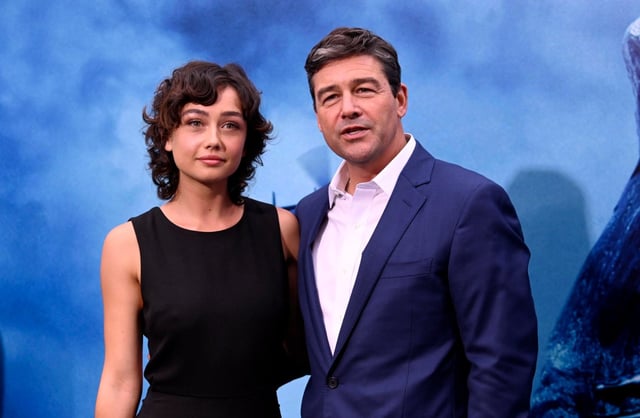 HOLLYWOOD, CALIFORNIA – MAY 18: (L-R) Sydney Chandler and Kyle Chandler attend the Premiere Of Warner Bros. Pictures And Legendary Pictures’ “Godzilla: King Of The Monsters” at TCL Chinese Theatre on May 18, 2019 in Hollywood, California. (Photo by Frazer Harrison/Getty Images)