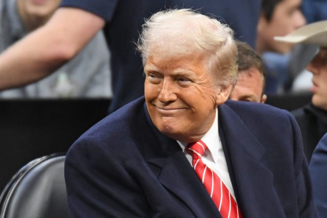 In March, President Donald Trump attended the Division I Men's Wrestling Championship held at Philadelphia's Wells Fargo Center.