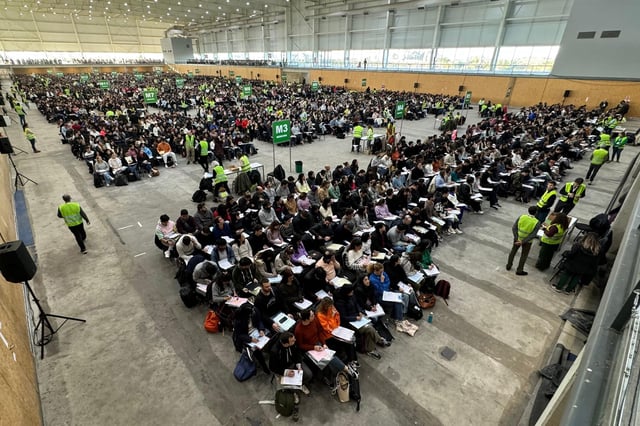 El examen único para las residencias médicas se tomó el 1 de julio en el Parque Olímpico de la Juventud