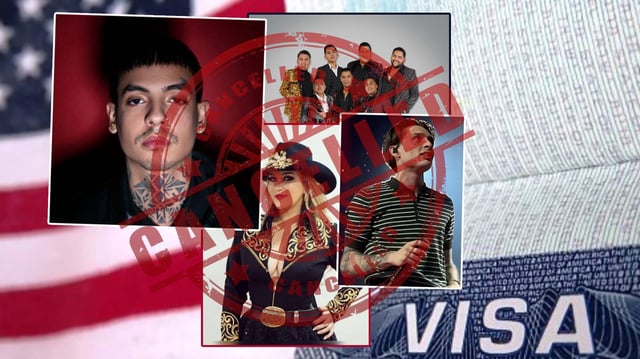 Cantantes mexicanos pierden visas por usar permisos religiosos y nexos con el narco, según revelaciones de Javier Ceriani. / Foto: Especial