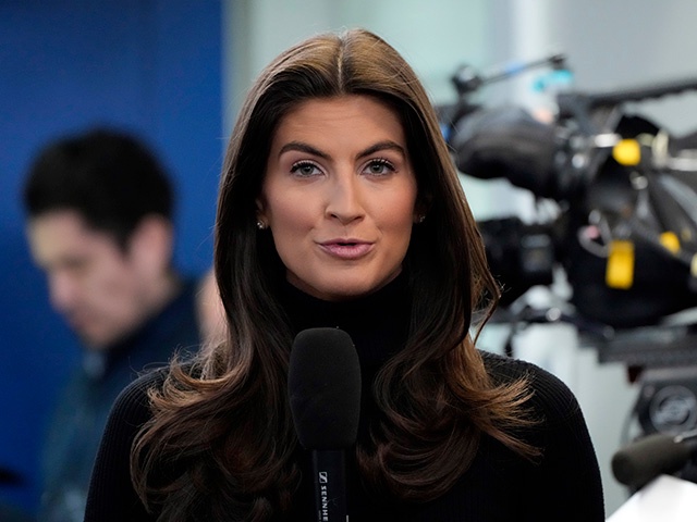 Title: Kaitlan Collins
Image ID: 25030583328066
Article:  CNN's Kaitlan Collins reports before President Donald Trump speaks in the James Brady Press Briefing Room at the White House, Thursday, Jan. 30, 2025, in Washington. (AP Photo/Alex Brandon)
