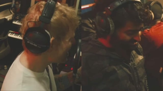 Ed Sheeran met Arijit Singh recently for their song Sapphire.
