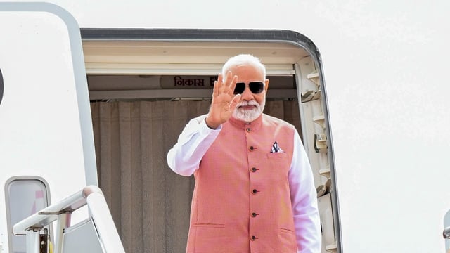 Government presented details of PM Modi's visit in Rajya Sabha. (Photo: PTI)