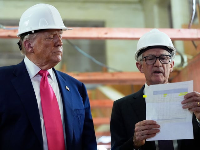 Powell zeigte sich sichtlich irritiert von Trumps neuen Zahlen zur Renovierung der Federal Reserve.
