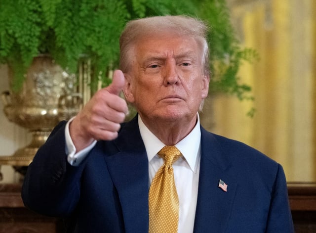 Le président américain Donald Trump à la Maison Blanche, le 22 juillet 2025 à Washington