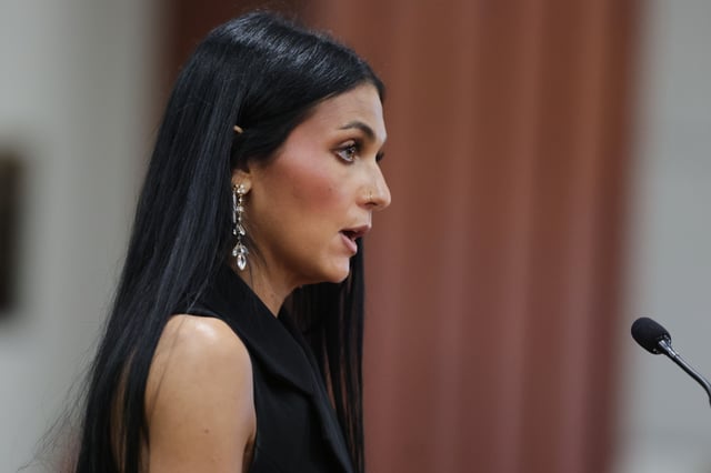 Alivea Goncalves, sister of victim Kaylee Goncalves, speaks at the sentencing hearing of Bryan Kohberger at the Ada County Courthouse on July 23, 2025 in Boise, Idaho.