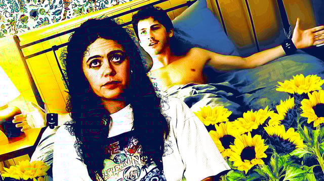 Molly Gordon and Logan Lerman in &#39;Oh Hi!&#39;