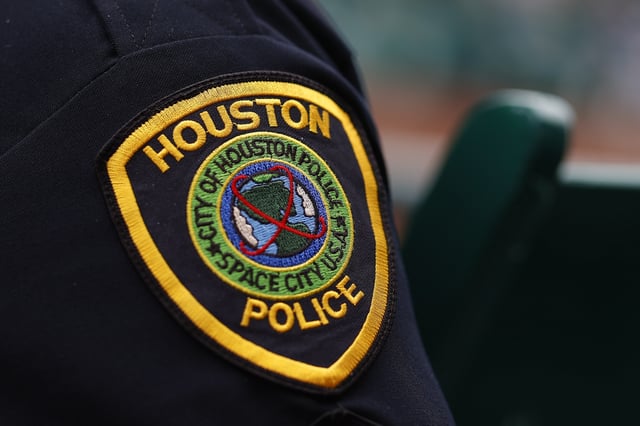 Stock photograph showing a Houston Police uniform patch on April 6, 2024 in Houston, Texas.