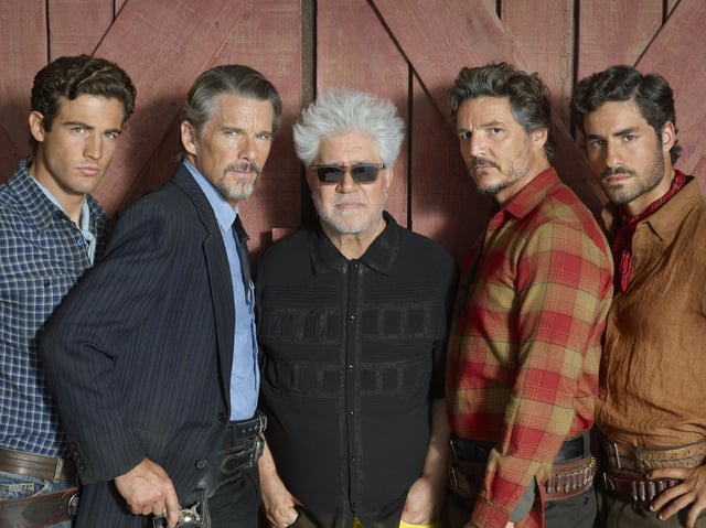 the cast and crew of Strange Way of Life