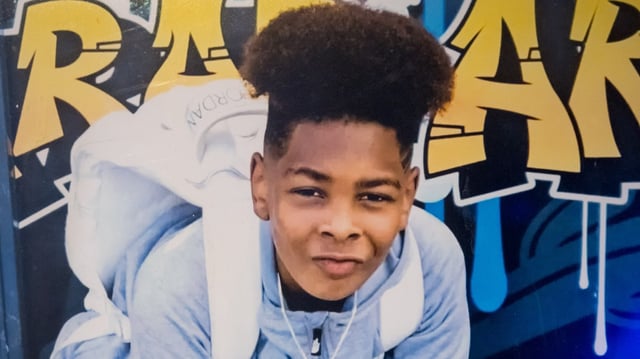Kelyan Bokassa on his 13th birthday