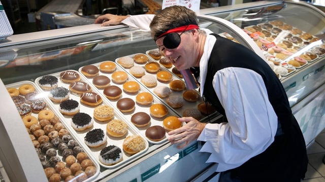 Krispy Kreme was once known for giving away free doughnuts in the US on “Talk Like a Pirate Day”