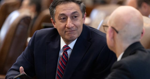 State Rep. Giovanni Capriglione, R-Southlake, on the House floor at lawmakers debate bills at the Texas Capitol on Monday, May 26, 2025.