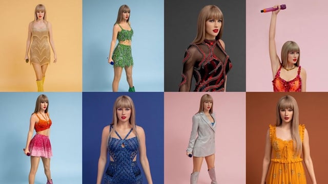 lanza una exposición global con figuras de Taylor Swift