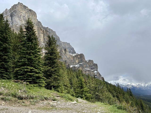 Castle Mountain in Banff National Park is shown in a June 2023 photo. THE CANADIAN PRESS/Colette Derworiz
