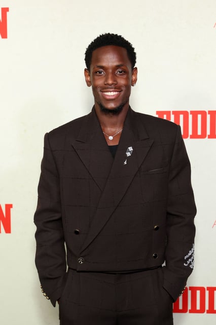 Micheal Ward attends the Los Angeles Premiere of A24's "Eddington" at DGA Theater Complex on June 26, 2025.