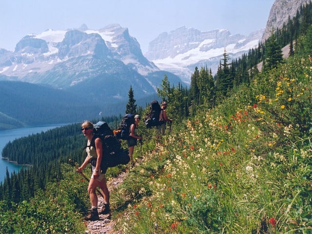 Police say the trail system can connect to trails near Marvel Lake, shown in this file photo, and the trail network between Sunshine Mountain, Banff and Mount Shark in Kananaskis.