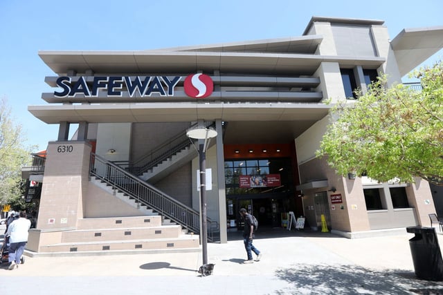 A view of the Safeway in Rockridge, a neighborhood in Oakland, Calif., on Wednesday, April 26, 2023. 