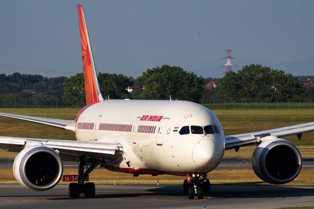 An Air India Boeing 787-8