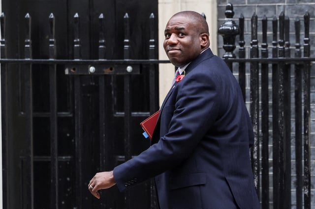 Le secrétaire aux Affaires étrangères britannique David Lammy.