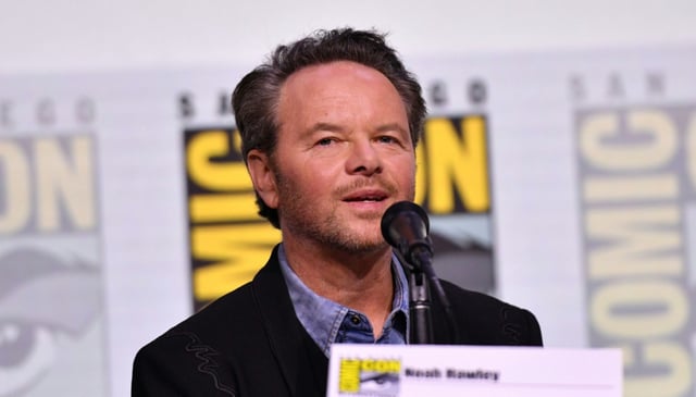 Creator Noah Hawley speaks at the "Alien: Earth" panel during Comic Con International in San Diego, California