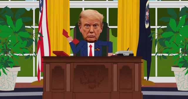 La Casa Blanca respondió al episodio de South Park donde cuestiona ácidamente a Trump. Foto: Especial