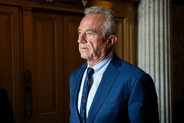 Secretary of Health and Human Services Robert F. Kennedy Jr. arrives before a roundtable event on American agriculture, at the U.S. Capitol, in Washington, D.C., on Tuesday, July 15, 2025. (Graeme Sloan/Sipa USA)
